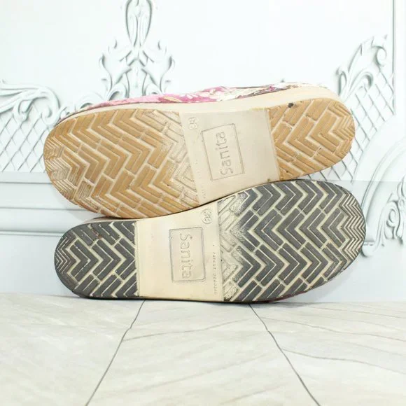 SANITA Danish Design Vegan Multicolor Floral Slip On Clogs Size 38 / 8 - Picture 9 of 9